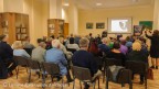 Gausiai susirinkę konferencijos dalyviai Lietuvos medicinos bibliotekoje.